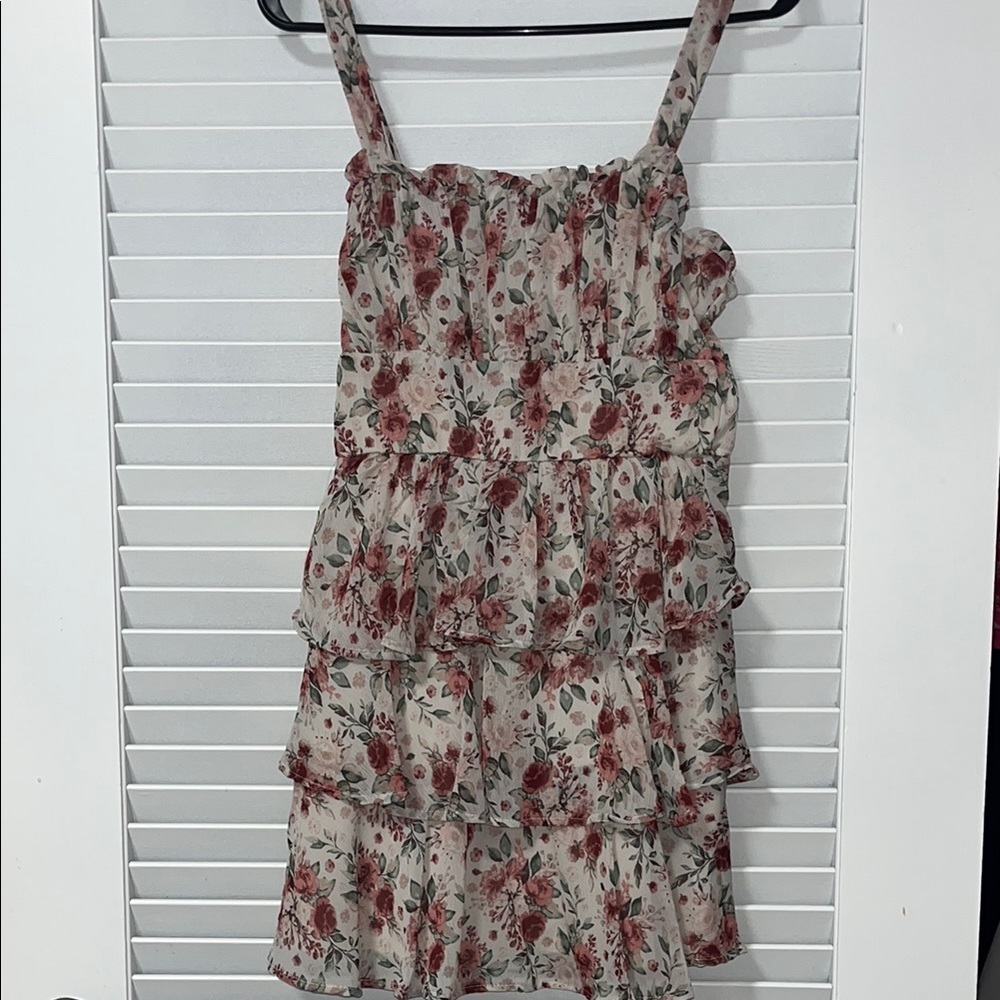 Floral Ruffle Dress
